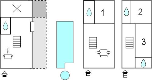 a diagram of the results of a calculation of the number of showers at Lovely Home In Bedenica With Jacuzzi in Bedenica
