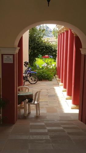 Сад в Villa Oropeza Hostel