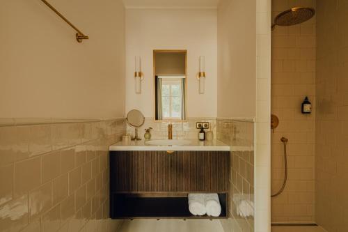 Koupelna v ubytování Design Apartments zum Hirschen