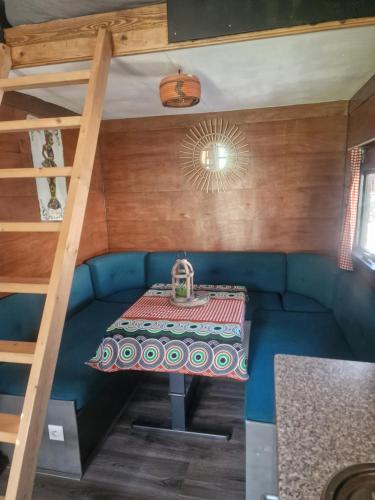 Posezení v ubytování Tiny House