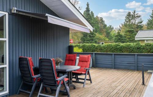 Μπαλκόνι ή βεράντα στο 3 Bedroom Nice Home In Hals