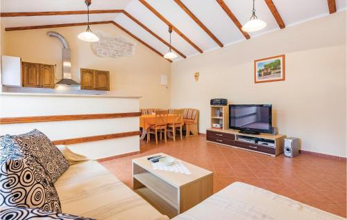 Televisyen dan/atau pusat hiburan di Holiday Home Butkovici Iii