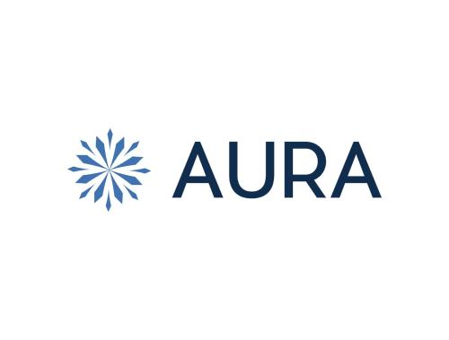 Et logo, certifikat, skilt eller en pris der bliver vist frem på Hotel AURA