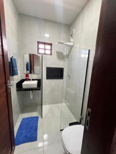 Phòng tắm tại Recanto do Juá Pipa