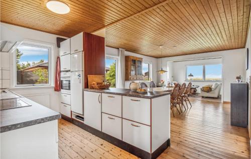 Η κουζίνα ή μικρή κουζίνα στο Gorgeous Home In Læsø With Kitchen