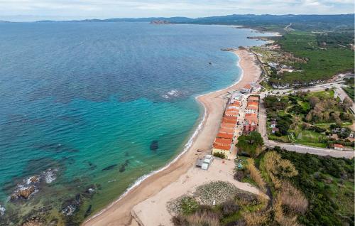an aerial view of a beach and the ocean at Vignola Baia Dei Mirti M3 in Vignola Mare