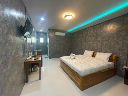 Ένα ή περισσότερα κρεβάτια σε δωμάτιο στο J House Has love