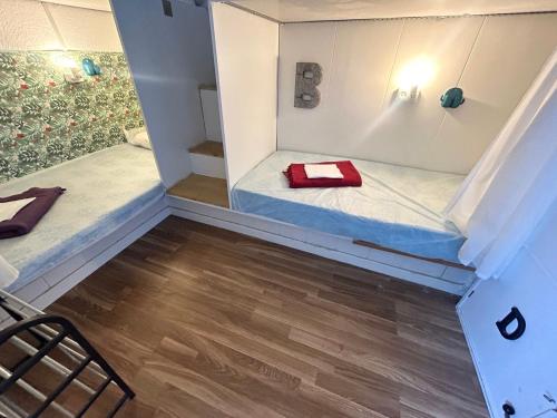 Postel nebo postele na pokoji v ubytování Backpackers Las Eras