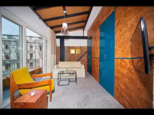Ruang duduk di Raven Suite Hotel Taksim