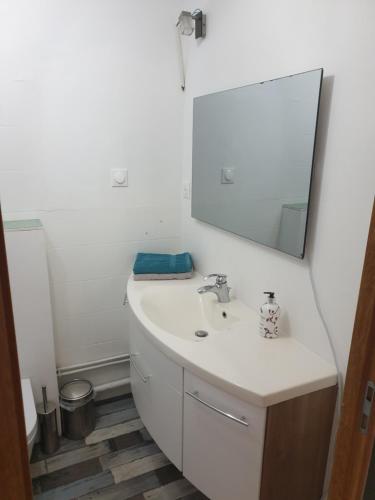 Et badeværelse på Sur les toits du centre