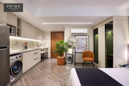 Η κουζίνα ή μικρή κουζίνα στο Prime Residence Heliopolis