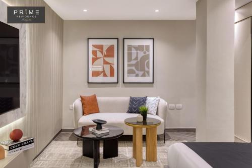 Χώρος καθιστικού στο Prime Residence Heliopolis