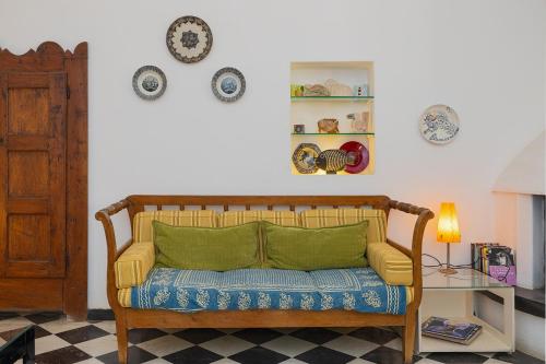 Posezení v ubytování Casa Saracena Fronte Mare