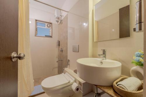 Ένα μπάνιο στο Affcasa Apartments