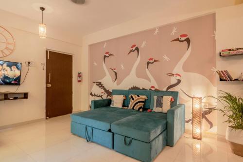 Χώρος καθιστικού στο Affcasa Apartments