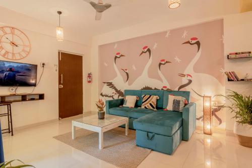 Χώρος καθιστικού στο Affcasa Apartments