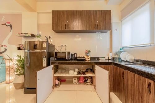Η κουζίνα ή μικρή κουζίνα στο Affcasa Apartments
