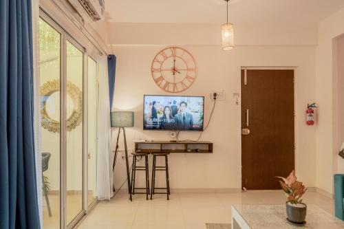 Μια τηλεόραση ή/και κέντρο ψυχαγωγίας στο Affcasa Apartments