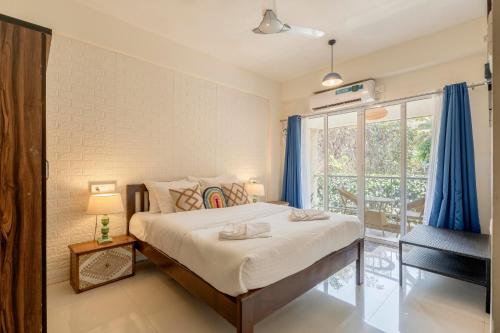 Ένα ή περισσότερα κρεβάτια σε δωμάτιο στο Affcasa Apartments