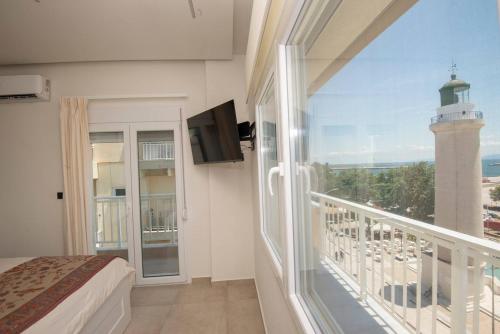 Balkoni atau teres di Lighthouse Apartments