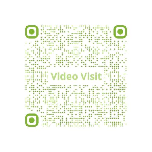 une illustration vectorielle d’une marque vidéo pixelée avec la visite vidéo en texte; dans l'établissement Disponible - Appartement Entier - Matelas Emma - RERB, 5mn Paris - 2 pers - Parking Rue Gratuit - Tout équipé - 1er étage - 2, à Arcueil