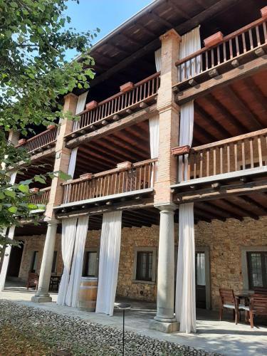 Balkoni atau teres di Villa Gradoni