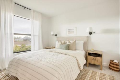 Postel nebo postele na pokoji v ubytování Sunscape Retreat