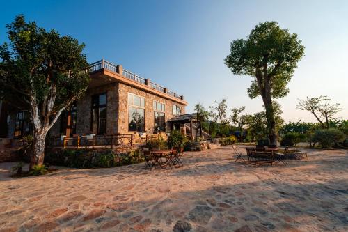 Κήπος έξω από το Khuổi Hân Ecolodge, Cao Bằng