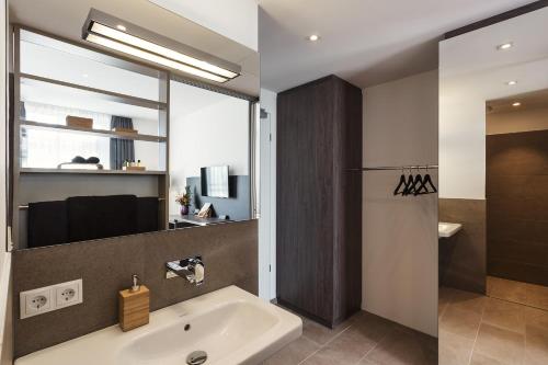 Koupelna v ubytování Hotel K99