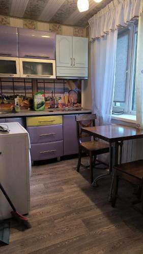 Kuchyň nebo kuchyňský kout v ubytování Border studio Sihveri