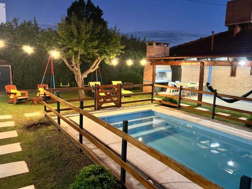 Bazén v ubytování Cabañas El Sauce Mina Clavero nebo v jeho okolí