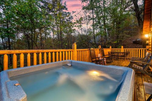 Deja View Serene Mountain Cabin for a Family Get-away with a Hot tub Sauna Fire pit that is Pet Friendly photo 60