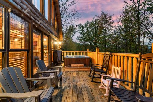 Deja View Serene Mountain Cabin for a Family Get-away with a Hot tub Sauna Fire pit that is Pet Friendly photo 10
