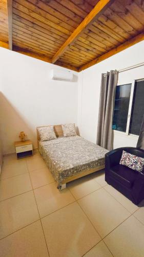 Χώρος καθιστικού στο Chambre Bachacha