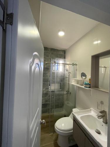 Kupatilo u objektu Tiny Home-El Pueblito