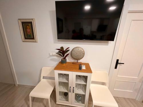TV a/nebo společenská místnost v ubytování La Terracita especial grupos Z02soh