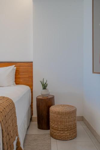 Katil atau katil-katil dalam bilik di Afago Mareiro Hotel
