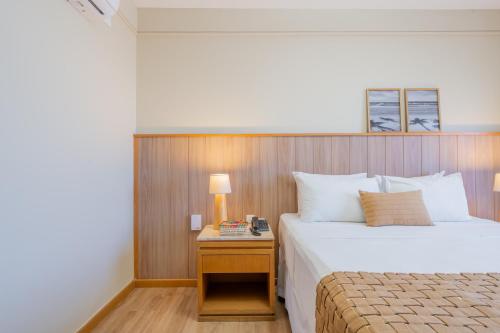 Katil atau katil-katil dalam bilik di Afago Mareiro Hotel