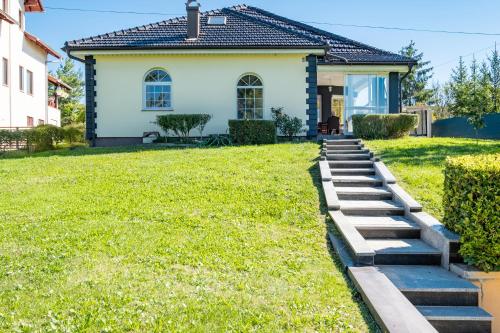 a house with steps leading to the front yard at Aurelia in Ðurđekovec