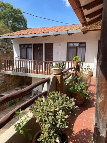Balkón nebo terasa v ubytování Casa Agua Dulce