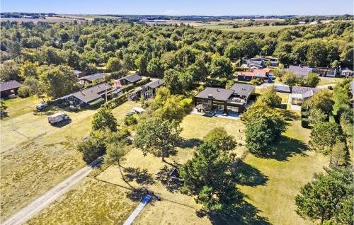 an aerial view of a house with a yard and trees at Awesome Home In Thyholm With Wifi in Thyholm