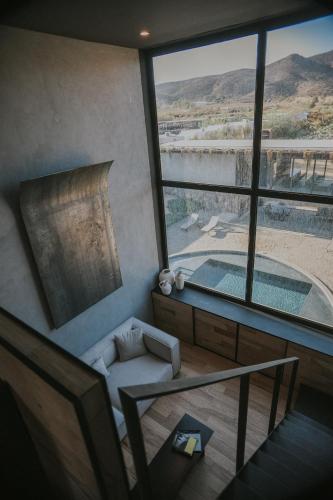 Nespecifikovaný výhled na hory nebo výhled na hory při pohledu z hotelu