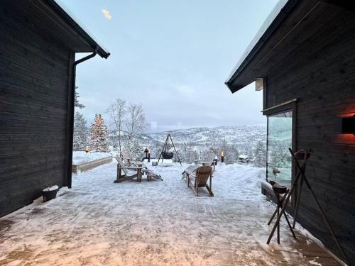 Το Panorama ski inn out, jacuzzi,Badstu τον χειμώνα