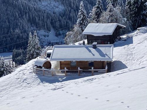 Siedelhütte semasa musim sejuk