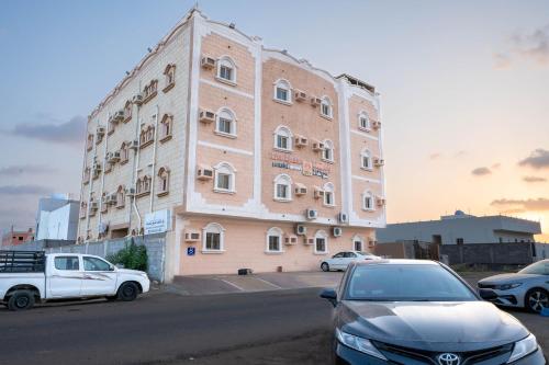 Budova, kde se aparthotel nachází