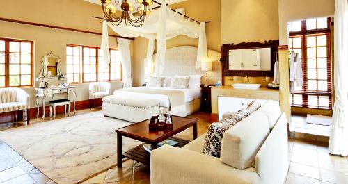 Ruang duduk di La Villa Vita