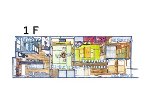 Traditional folk house40 mins from Kansai Airport 1F