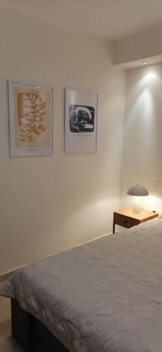 Ένα ή περισσότερα κρεβάτια σε δωμάτιο στο Zen room Trikala