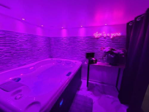 Studio élégant l'orchidée Jacuzzi en intérieur toute l'année