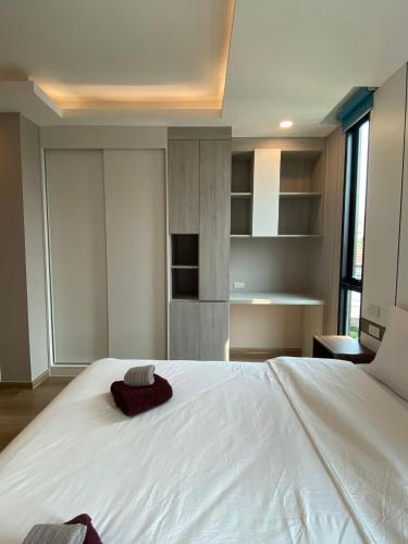 Katil atau katil-katil dalam bilik di MAHIDOL CONDO มหิดลคอนโด